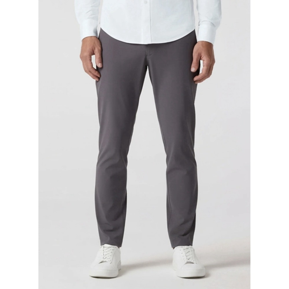 mizzen main Chino Straight Leg Slim Pants Sz 32/32 Gray Business Casual